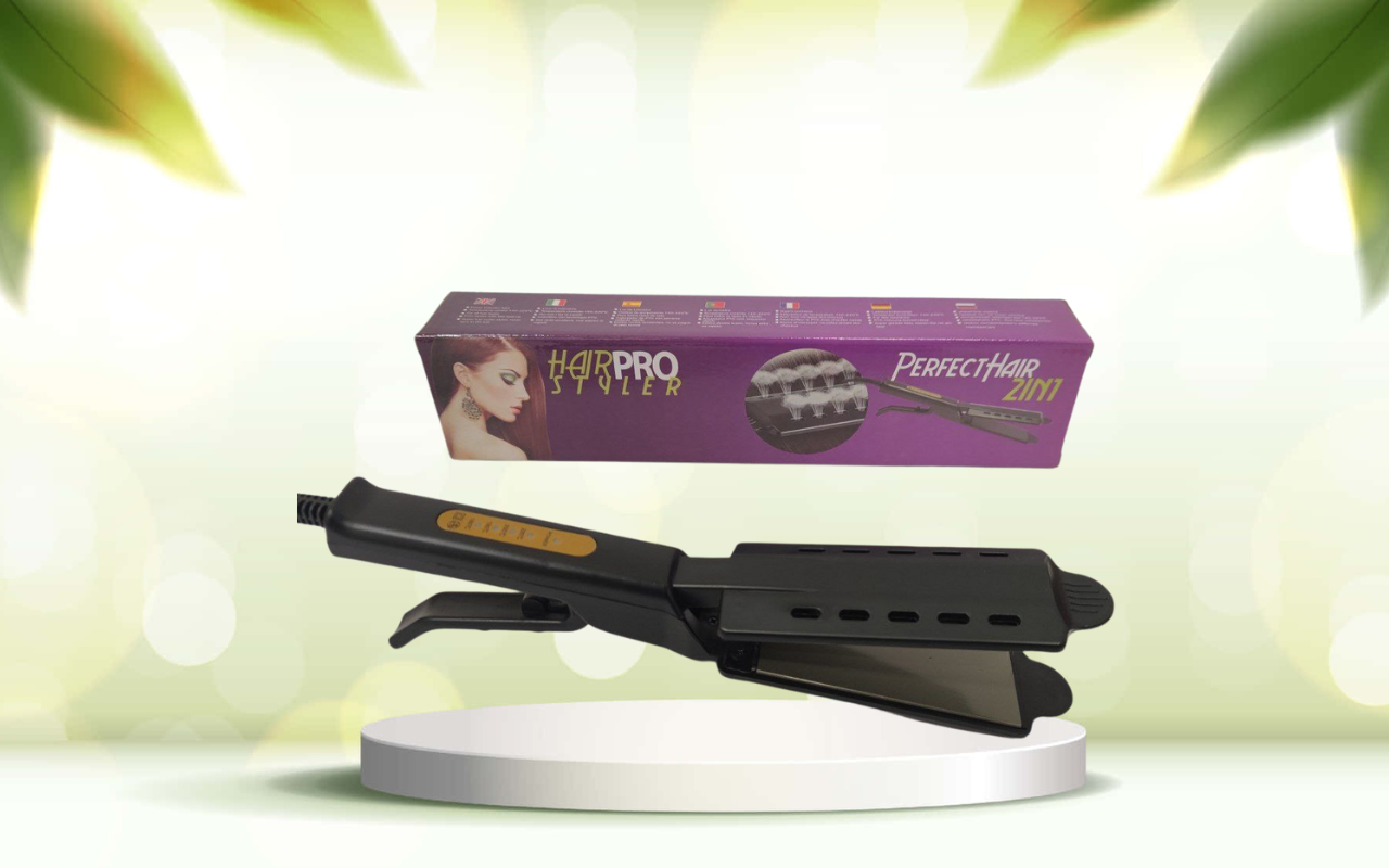 Scopri la piastra Hair Pro Style 2 in 1: asciuga e liscia i capelli in pochi minuti